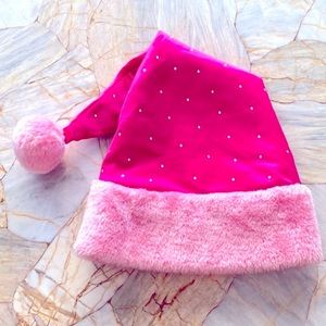 VS Sexy Little Things Santa Christmas Hat Fur Pink Bling Holiday